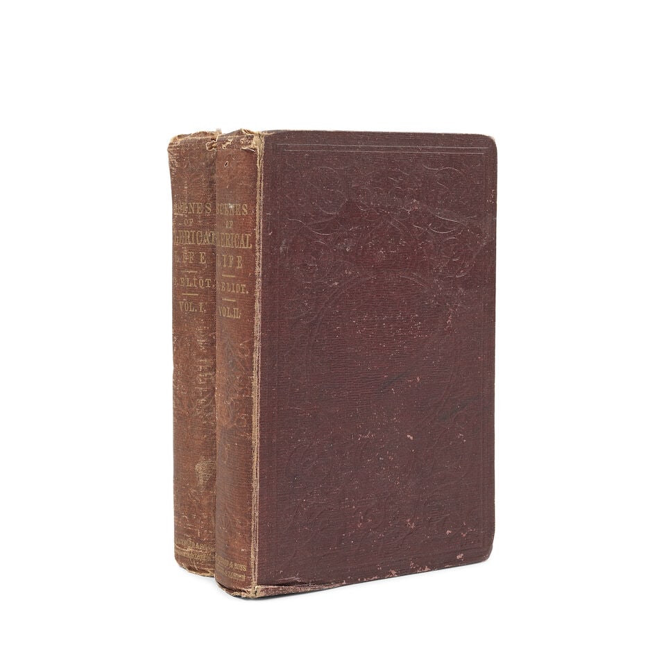 ELIOT (GEORGE) Scenes of Clerical Life, 2 vol., FIRST EDITION OF THE AUTHOR'S FIRST BOOK, Willia... - 2