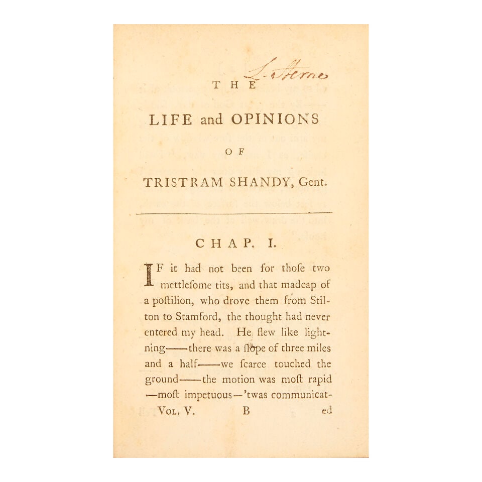 STERNE (LAURENCE) The Life and Opinions of Tristram Shandy, Gentleman, 7 vol., second edition of... - 3