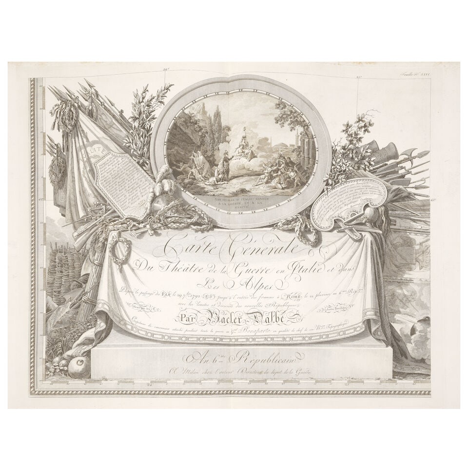 BACLER D'ALBE (LOUIS ALBERT GHISLAIN) Carte generale du theatre de la guerre en Italie et dans l... - 4