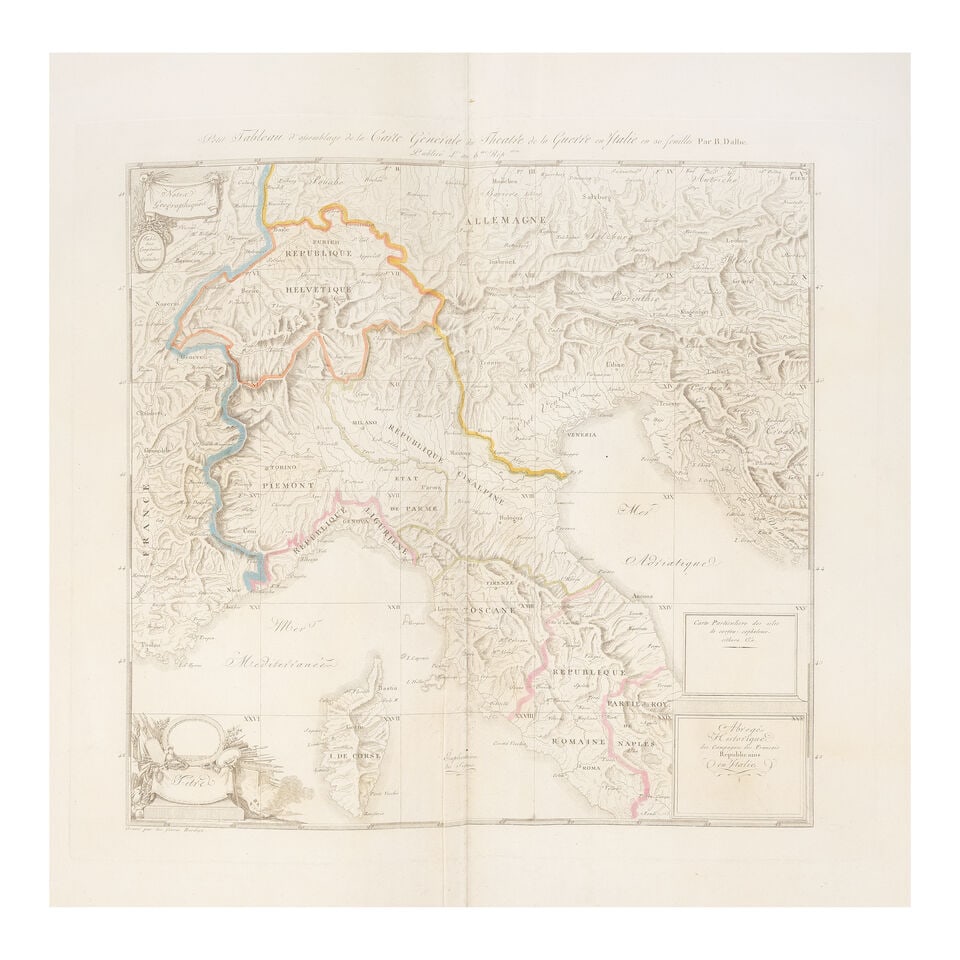 BACLER D'ALBE (LOUIS ALBERT GHISLAIN) Carte generale du theatre de la guerre en Italie et dans l... - 5