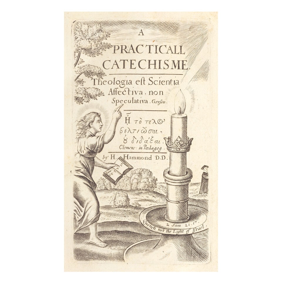 RESTORATION BINDING HAMMOND (HENRY) A Practical Catechism... the Tenth Edition, R. Norton for R.... - 2