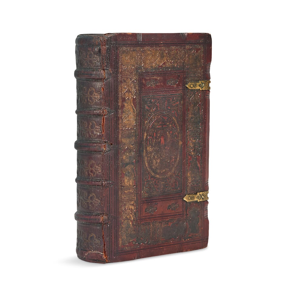 BINDING BODENBORG (DANIEL) Betbuchlin der lieben heiligen Väter, Patriarchen, Propheten, Ko...: BINDING BODENBORG (DANIEL) Betbuchlin der lieben heiligen Väter, Patriarchen, Propheten, Konigen, und vieler herrlichen Gottfurchtigen Menner und Weiber, title printed in red and black, black let