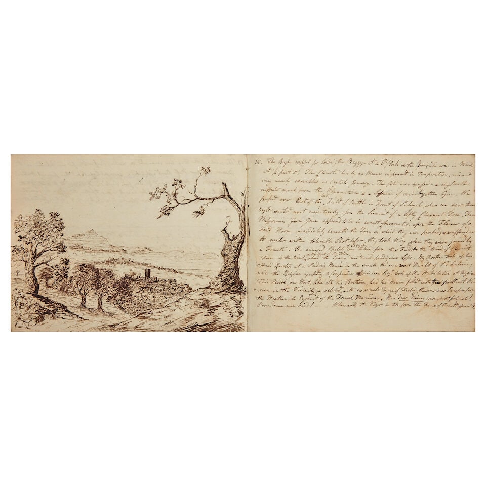 PENINSULAR WAR Illustrated diary kept by Charles Manners-Sutton, Iberian Peninsula, January to A... - 2