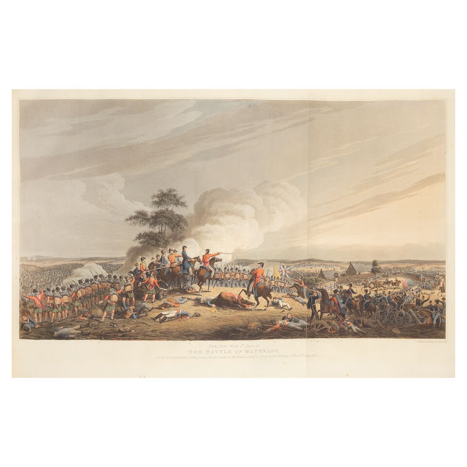 BOWYER (ROBERT, publisher) The Campaign of Waterloo, FIRST EDITION, 1815, An Illustrated Record ... (1 of 3)