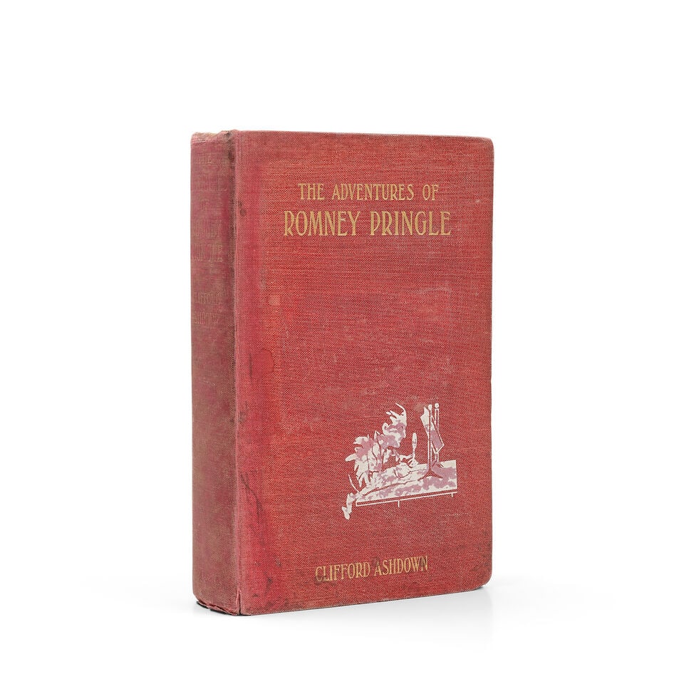 ASHDOWN (CLIFFORD), pseudonym of RICHARD AUSTIN FREEMAN and JAMES JOHN PITCAIRN The Adventures o...: ASHDOWN (CLIFFORD), pseudonym of RICHARD AUSTIN FREEMAN and JAMES JOHN PITCAIRN The Adventures of Romney Pringle, FIRST EDITION, half-title, 4 plates after Fred Pegram, 2pp. publisher's advertisements