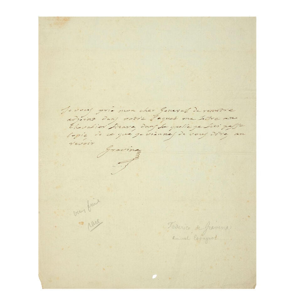 NELSON (HORATIO) A small group related to the Battle of Trafalgar and Nelson's funeral, compris... - 5