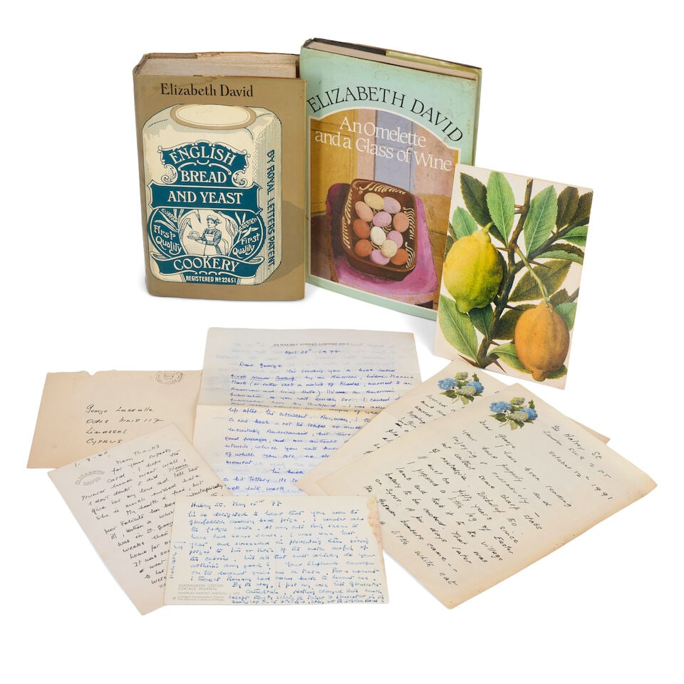 DAVID (ELIZABETH) Three autograph letters and four autograph notecards signed ('El' and 'Liz') t... (1 of 1)