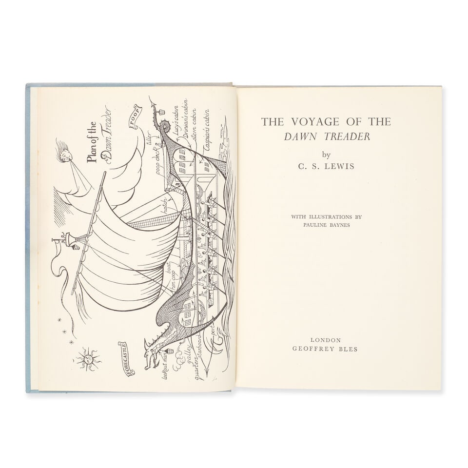 LEWIS (C.S.) The Voyage of the Dawn Treader, FIRST EDITION, Geoffrey Bles, [1952] - 3