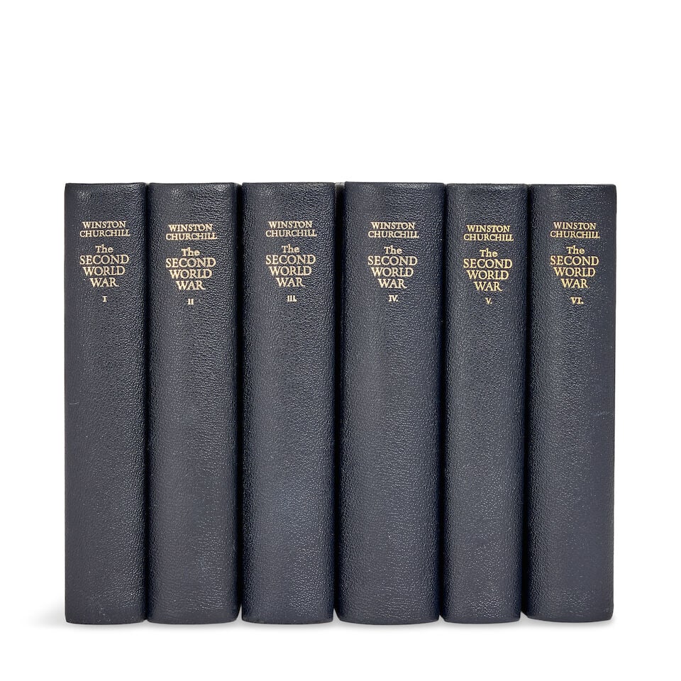 CHURCHILL (WINSTON) The Second World War, 6 vol., FIRST EDITION, ONE OF 100 COPIES FOR PRESENTA... (1 of 1)