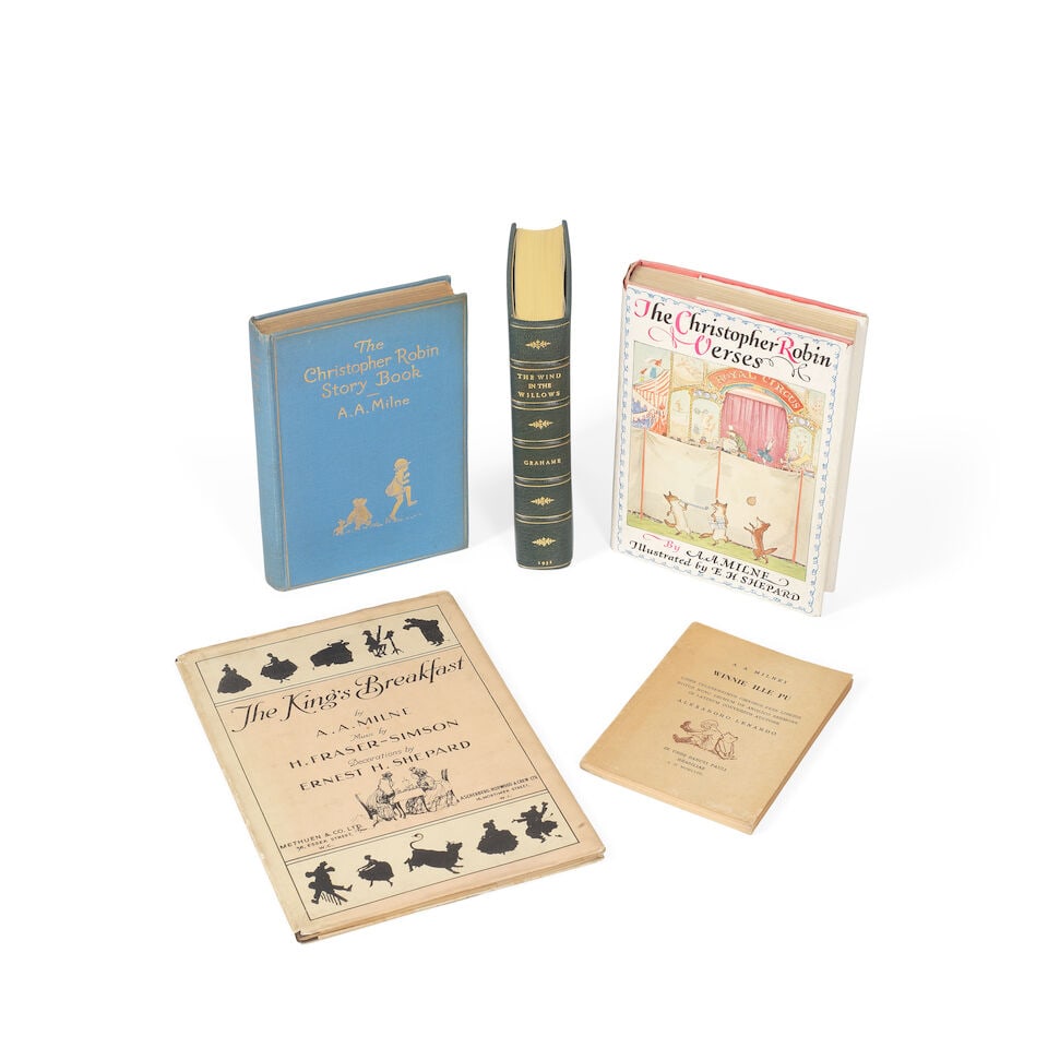 MILNE (A.A.) The Christopher Robin Story Books, SIGNED BY THE AUTHOR, 1929; and 4 others by Miln... (1 of 1)