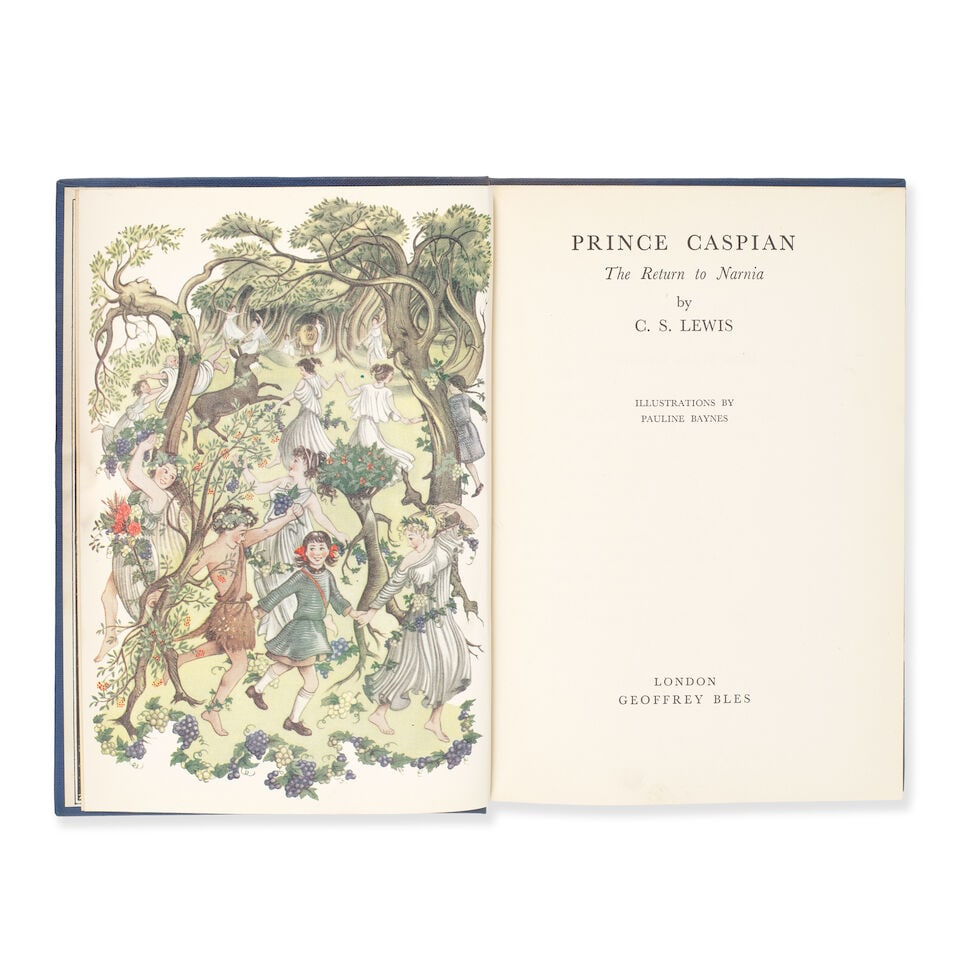 LEWIS (C.S.) Prince Caspian. The Return to Narnia, FIRST EDITION, Geoffrey Bles, [1951] - 2