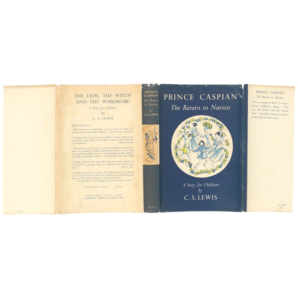 LEWIS (C.S.) Prince Caspian. The Return to Narnia, FIRST EDITION, Geoffrey Bles, [1951] - 3