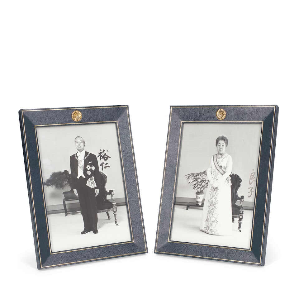HIROHITO AND NAGAKO, EMPEROR AND EMPRESS OF JAPAN A fine pair of photographs the Emperor Hirohit... (1 of 1)