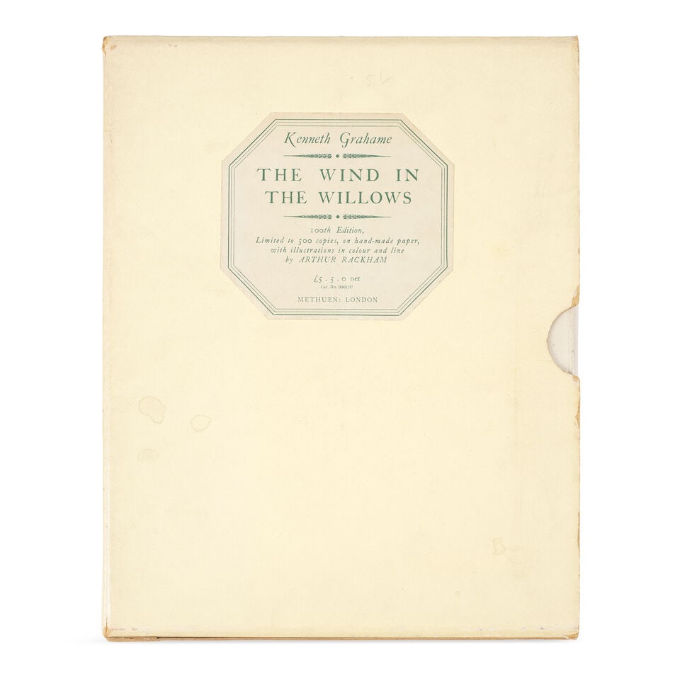 GRAHAME (KENNETH) The Wind in the Willows, NUMBER 99 OF 500 DE LUXE COPIES, Methuen, [1951] - 2