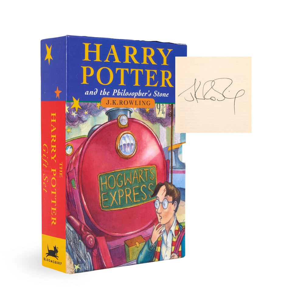 ROWLING (J.K.) Harry Potter and the Philosopher's Stone; Chamber of Secrets, BOTH SIGNED (2) (1 of 3)
