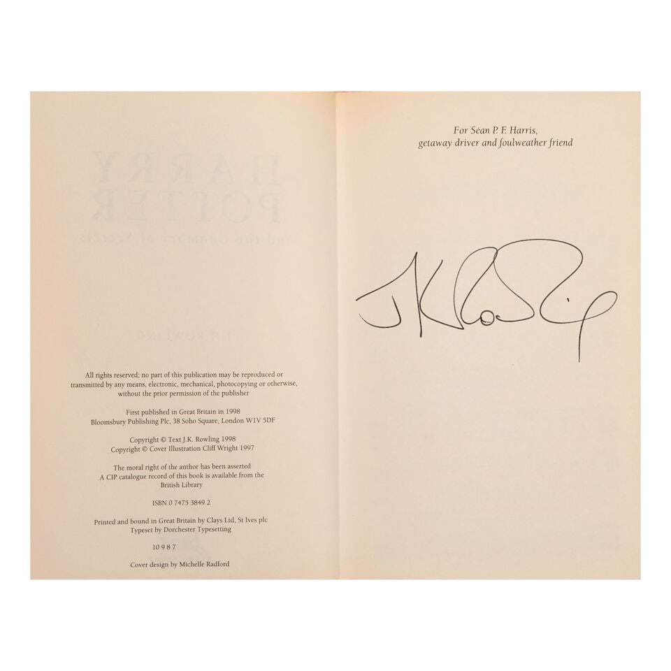 ROWLING (J.K.) Harry Potter and the Philosopher's Stone; Chamber of Secrets, BOTH SIGNED (2) - 3