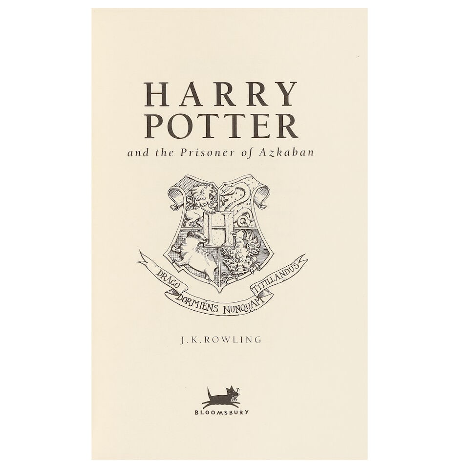 ROWLING (J.K.) Harry Potter and the Prisoner of Azkaban, FIRST DELUXE EDITION, Bloomsbury, [1999] - 2