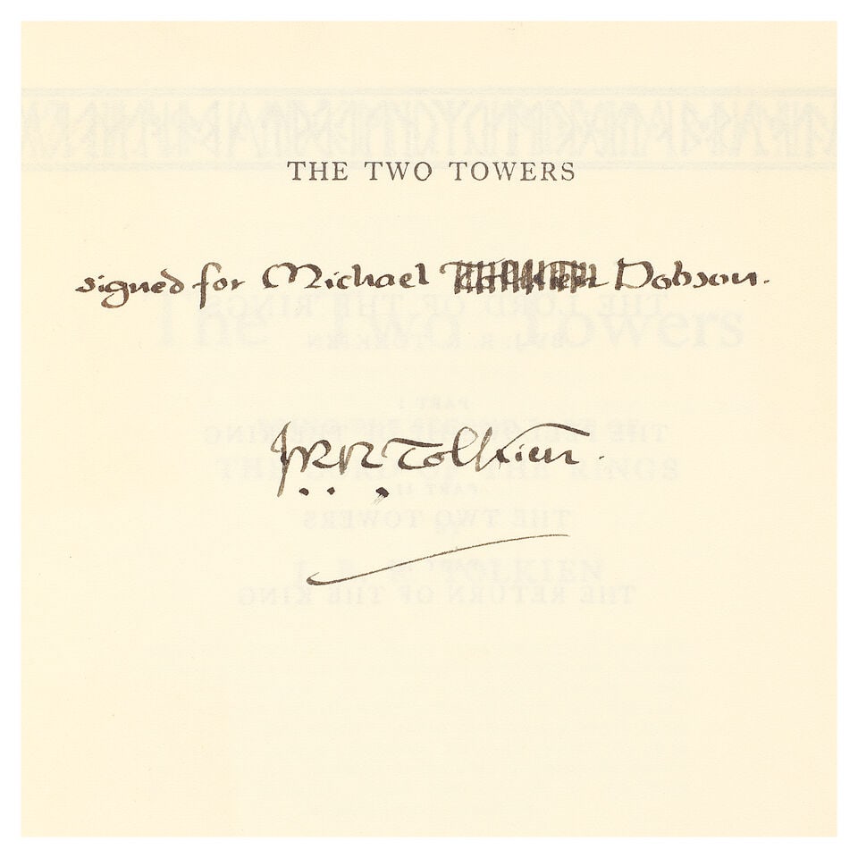 TOLKIEN (J.R.R.) [The Lord of the Rings:] The Fellowship of the Ring; The Two Towers; The Return... - 3