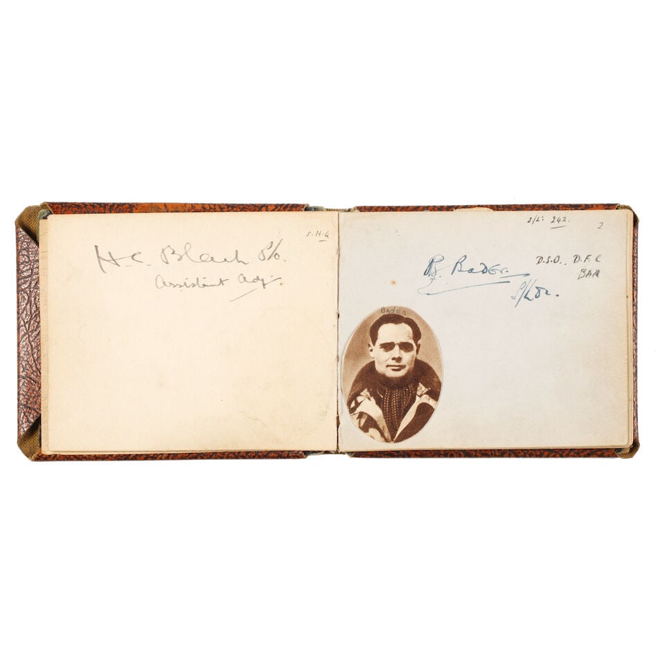 WORLD WAR II - ROYAL AIR FORCE The 'Book of Heroes', autograph album containing approximately 10... (1 of 7)