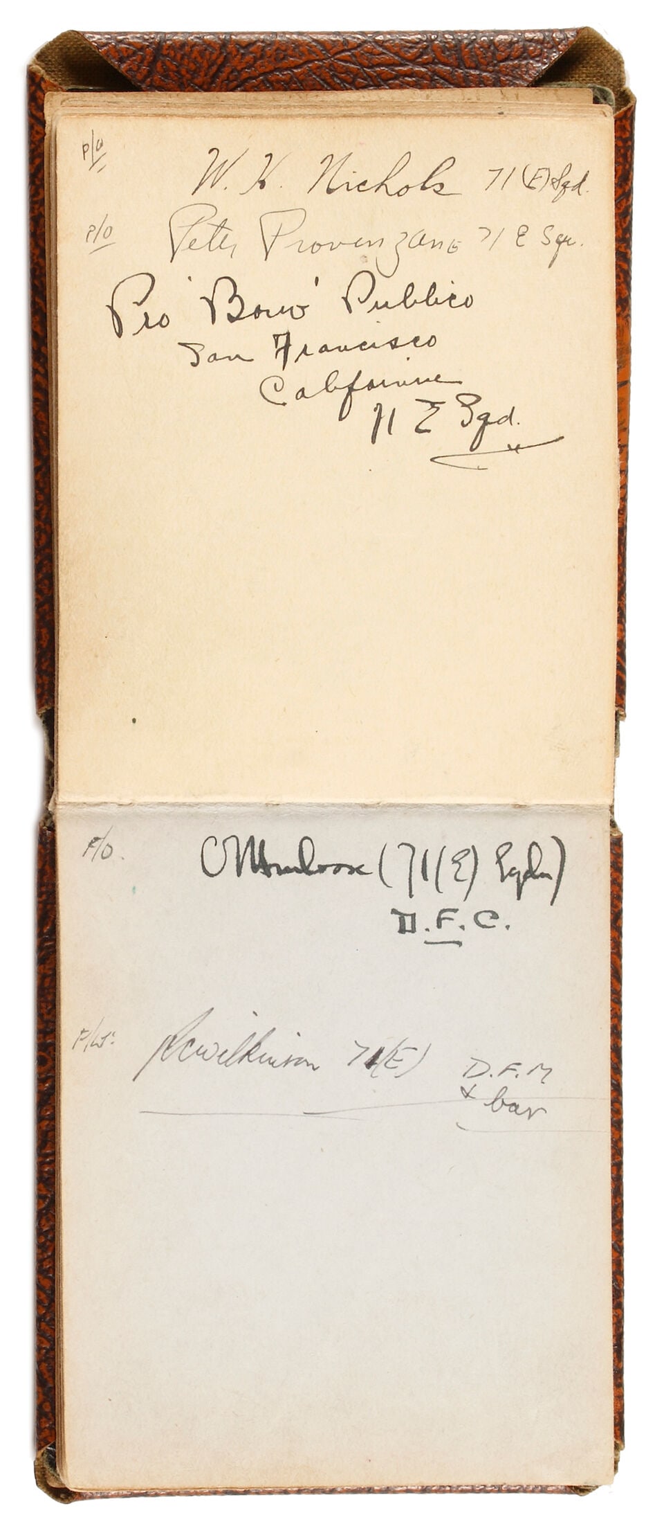 WORLD WAR II - ROYAL AIR FORCE The 'Book of Heroes', autograph album containing approximately 10... - 4