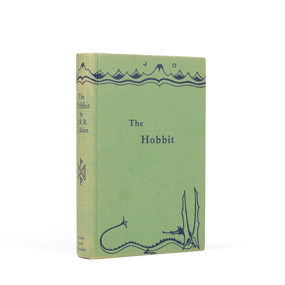 TOLKIEN (J.R.R.) The Hobbit, third edition, fifth impression, AUTHOR'S PRESENTATION COPY, George... - 2