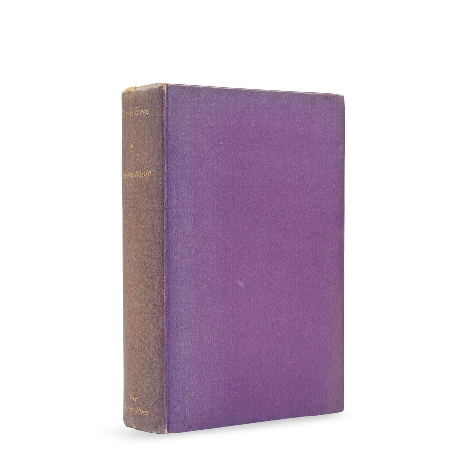 WOOLF (VIRGINIA) The Waves, FIRST EDITION, SIGNED AND INSCRIBED 'Virginia Woolf Oct. 1931' on th... - 2
