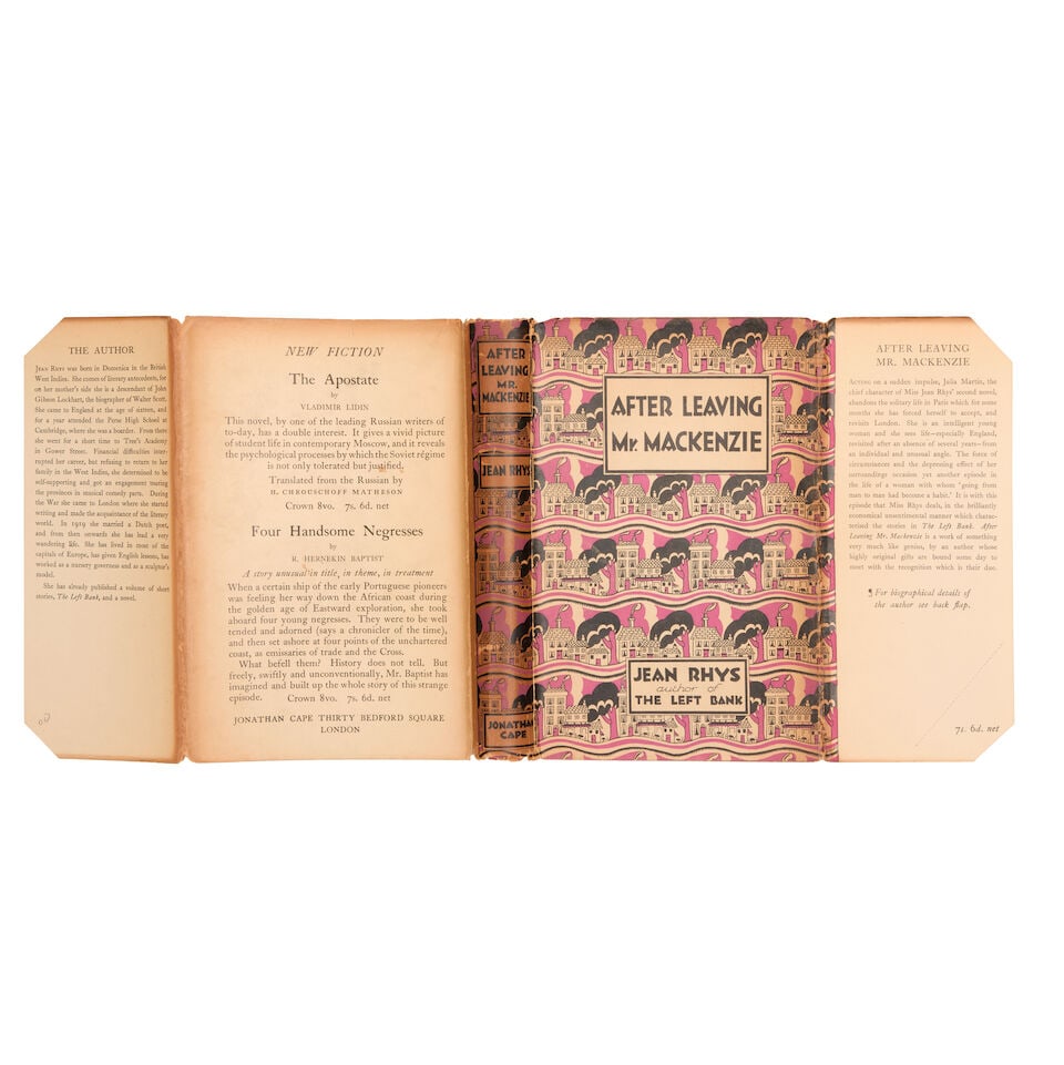 RHYS (JEAN) After Leaving Mr. Mackenzie, FIRST EDITION, Jonathan Cape, [1931] - 3