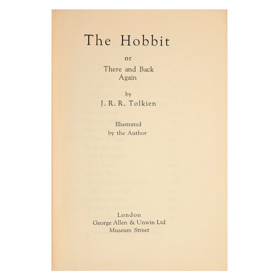 TOLKIEN (J.R.R.) The Hobbit or There and Back Again, FIRST EDITION, SECOND IMPRESSION, George Al... - 3