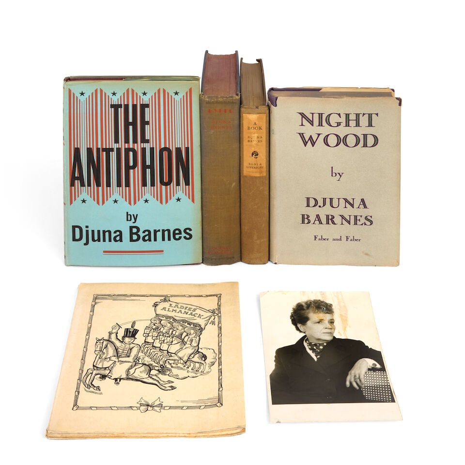 BARNES (DJUNA) Ladies Almanack, 1928; and 4 other books by Barnes, 2 presentation copies; and si... (1 of 3)