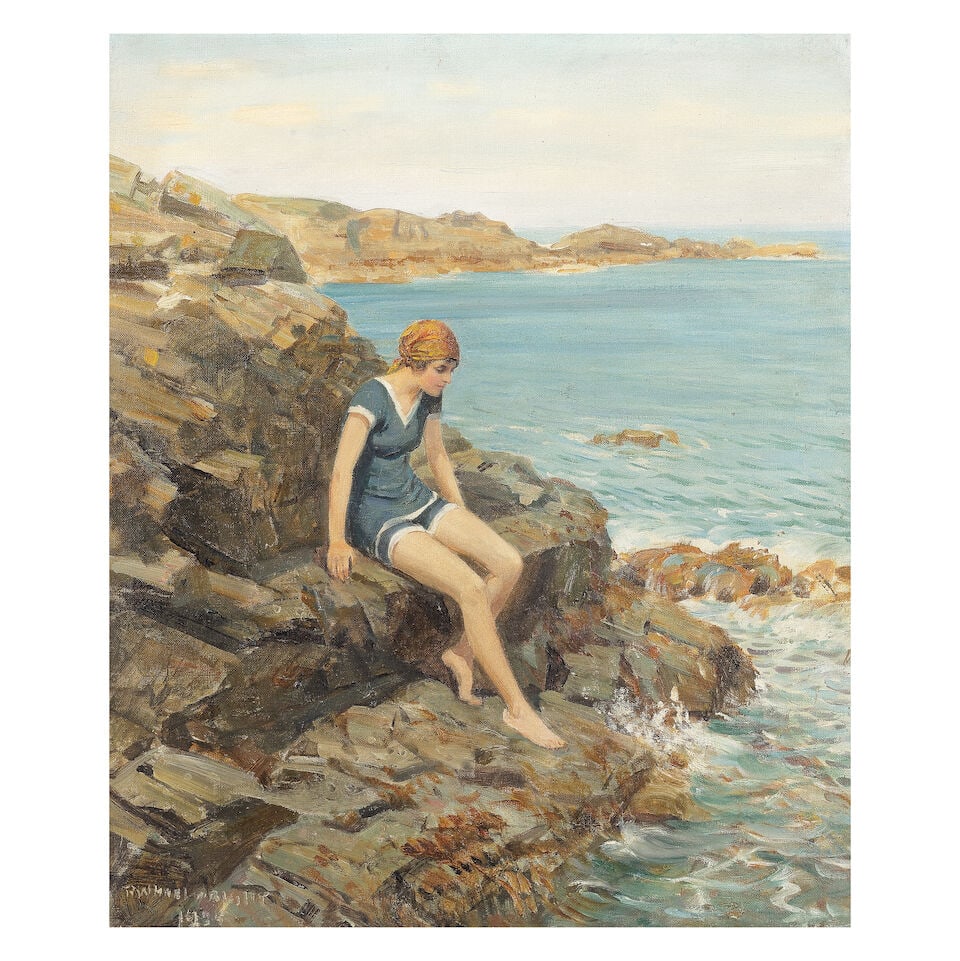 Rowland Wheelwright (British, 1870-1955) Contemplation (1 of 3)