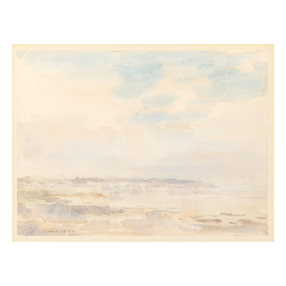 Philip Wilson Steer (British, 1860-1942) Pegwell Bay (1 of 3)