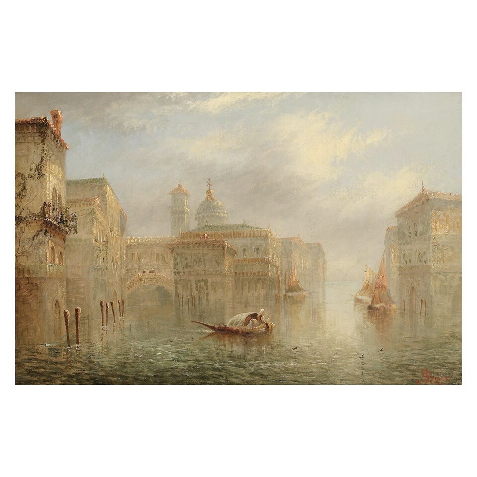 James Salt (British, 1850-1903) Venetian views (in carved frames) - 2