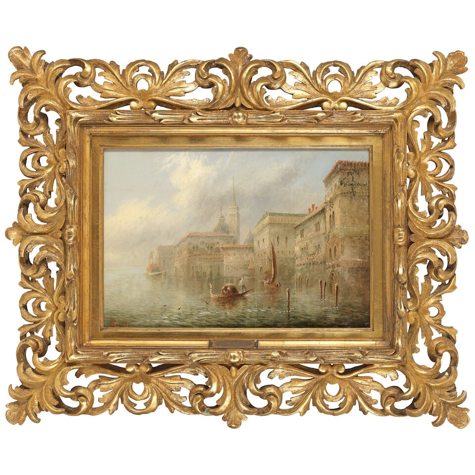 James Salt (British, 1850-1903) Venetian views (in carved frames) - 6