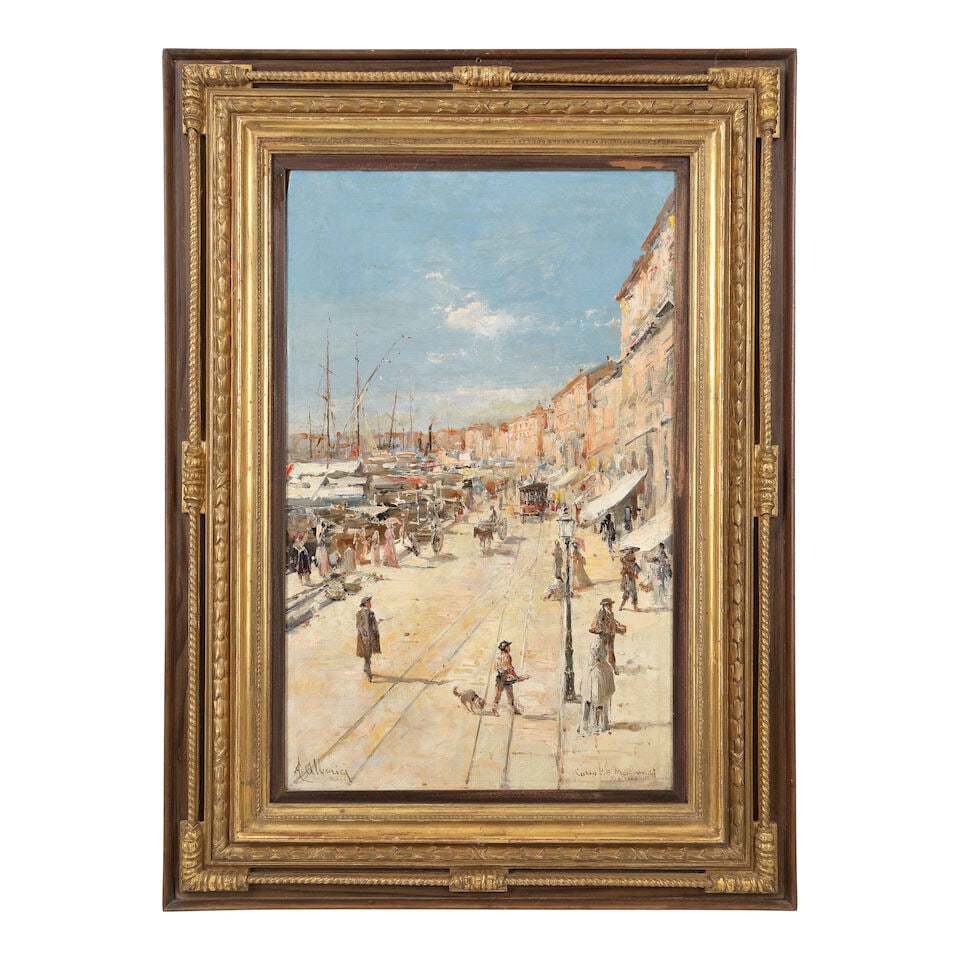 Augusto Alberici (Italian, born 1846) Corso Vittorio Emanuele, Messina, Sicily - 2
