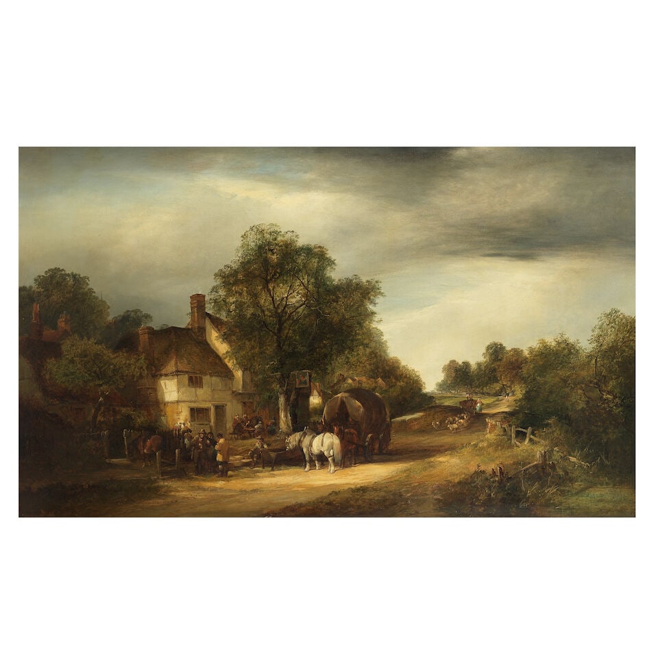 Edward Charles Williams (British, 1807-1881) and William Shayer (British, 1787-1879) The country... (1 of 3)