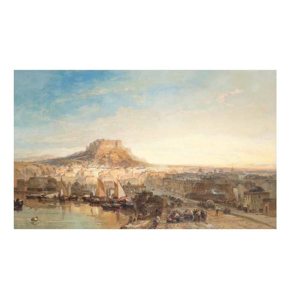 James Webb (English, 1825-1895) Cartagena, Spain (1 of 3)