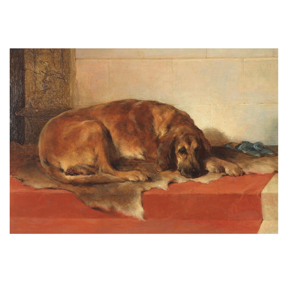 Edwin Douglas (British, 1848-1914) A long day (1 of 3)
