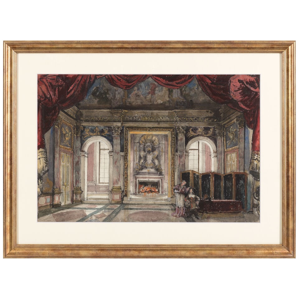 Alexandre Benois (Russian/French, 1870-1960) Set design for Le Lever de Soleil - 2