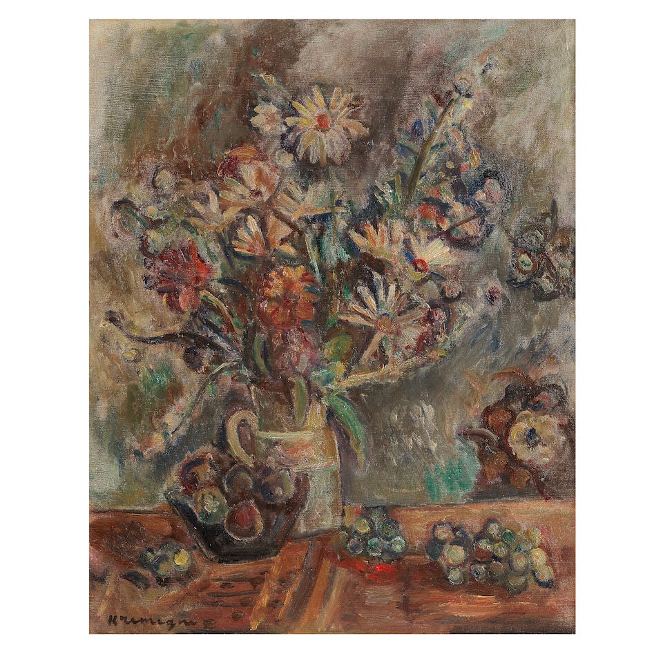 Pinchus Krémègne (Belarusian/French, 1890-1981) Flowers (1 of 3)