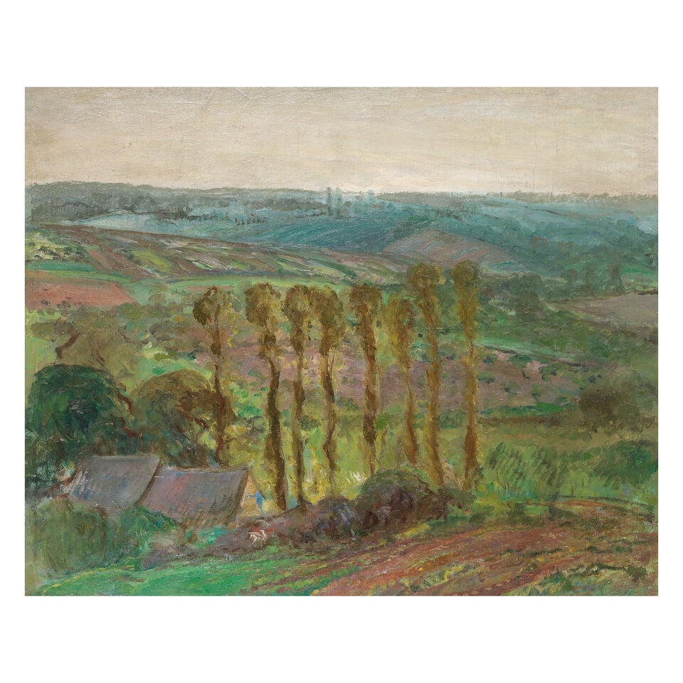 Konstantin Kuznetsov (Russian, 1863-1936) Landscape of Brittany (1 of 3)