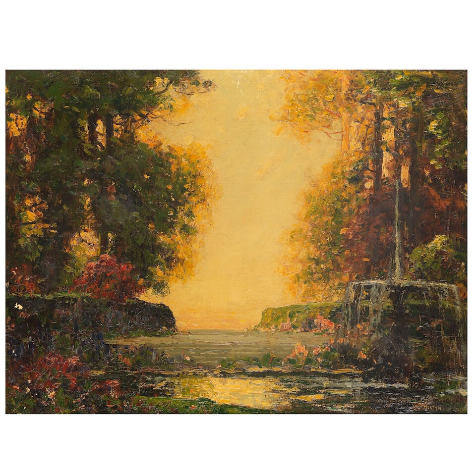 Thomas Edwin Mostyn, ROI, RWA, RCA (British, 1864-1930) A fountain before the shore (1 of 3)