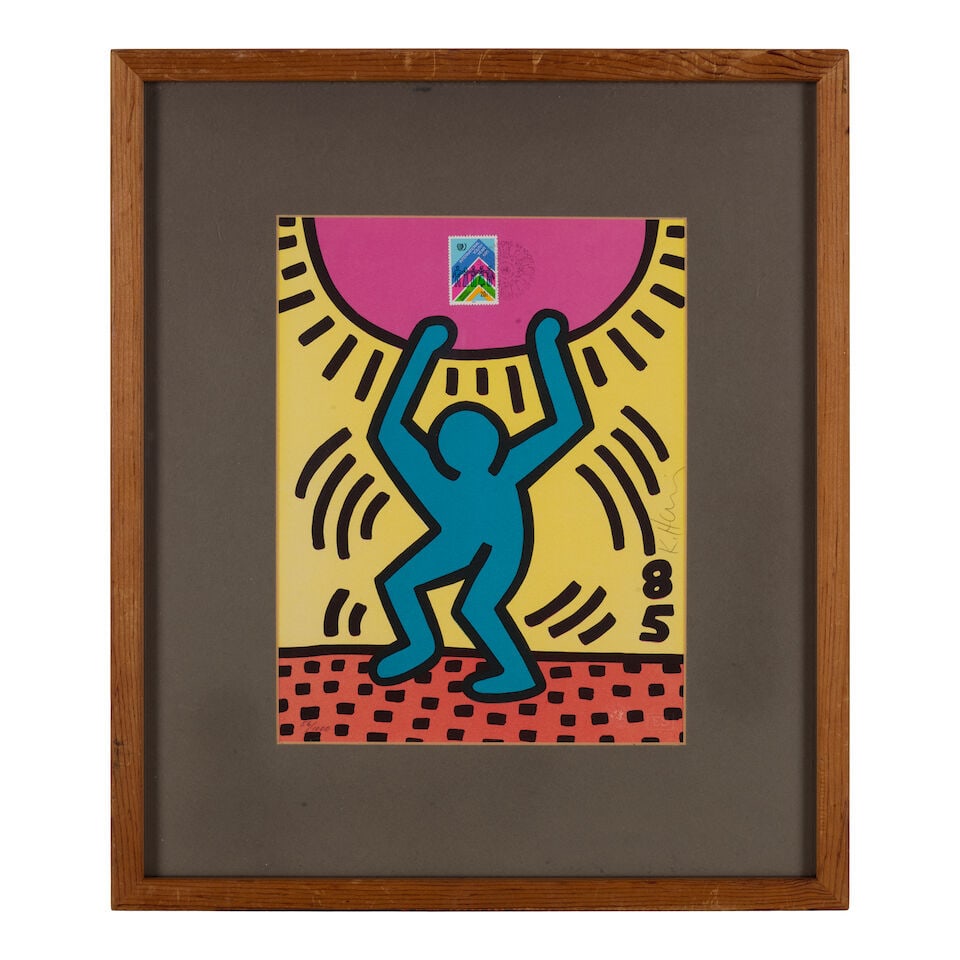 Keith Haring (1958-1990); International Youth Year; - 2