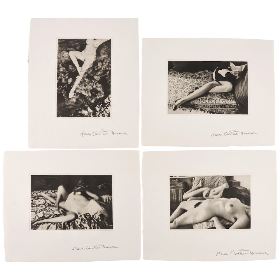 Henri Cartier-Bresson (1908-2004); Portfolio for Three Poems from Les Fleurs du Mal;: Henri Cartier-Bresson (1908-2004) Portfolio for Three Poems from Les Fleurs du Mal, 1997 The complete portfolio, comprising 4 photogravures, printed 1997; each signed 'Henri Cartier-Bresson' and numbe