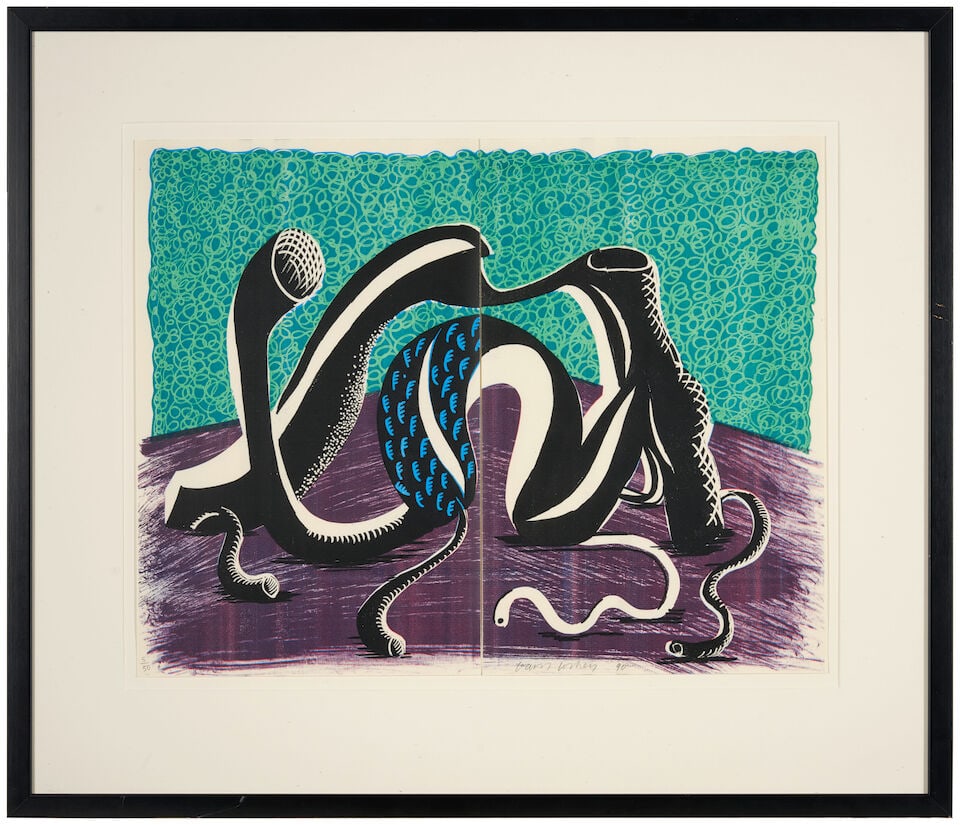 David Hockney (1937-2026); Extending, February; - 2
