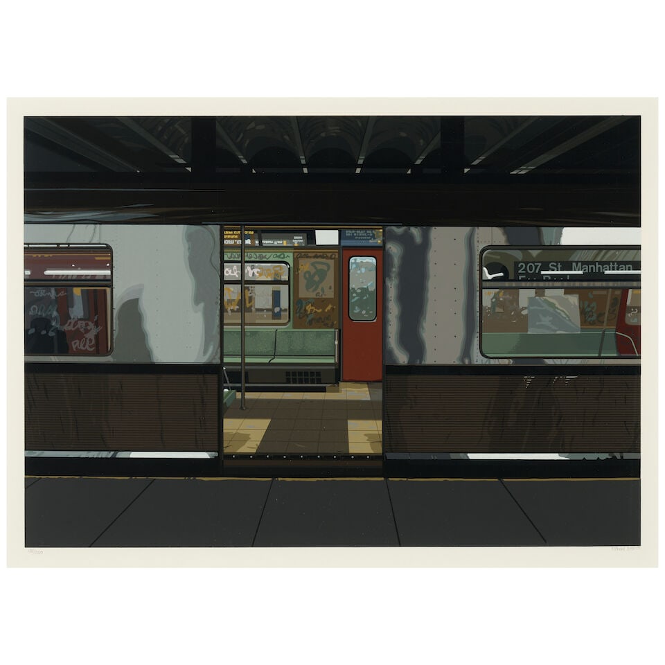 Richard Estes (born 1932); Subway, from Urban Landscapes No.3; (1 of 2)