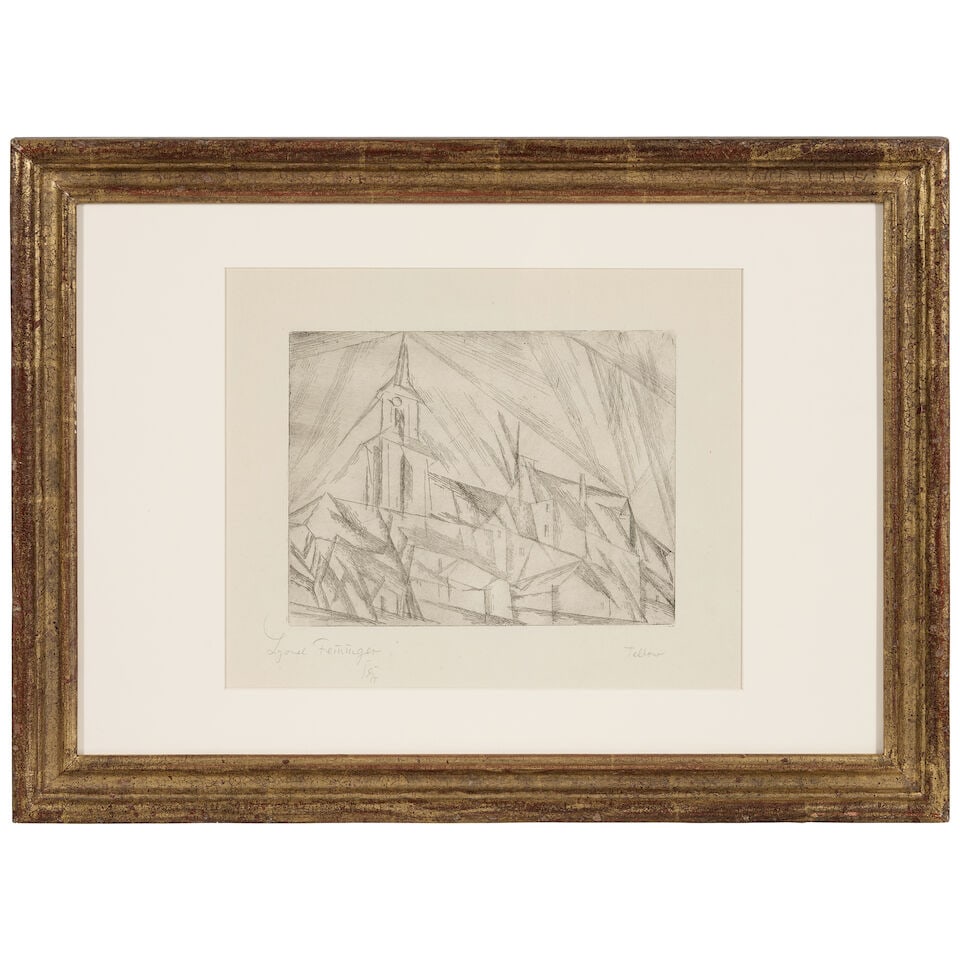 Lyonel Feininger (1871-1956); Teltow I; - 3