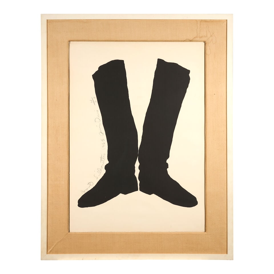 Jim Dine (born 1935); Boot Silhouettes; - 2