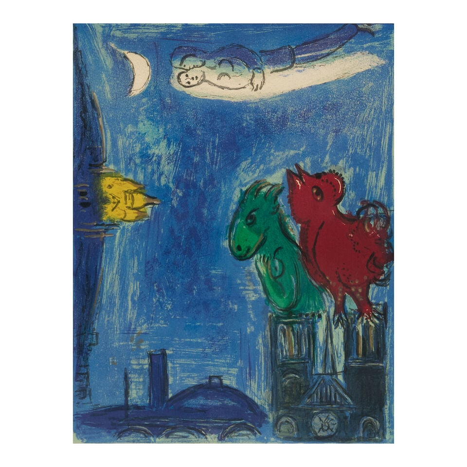Marc Chagall (1887-1985); Les Monstres de Notre-Dame; - 2