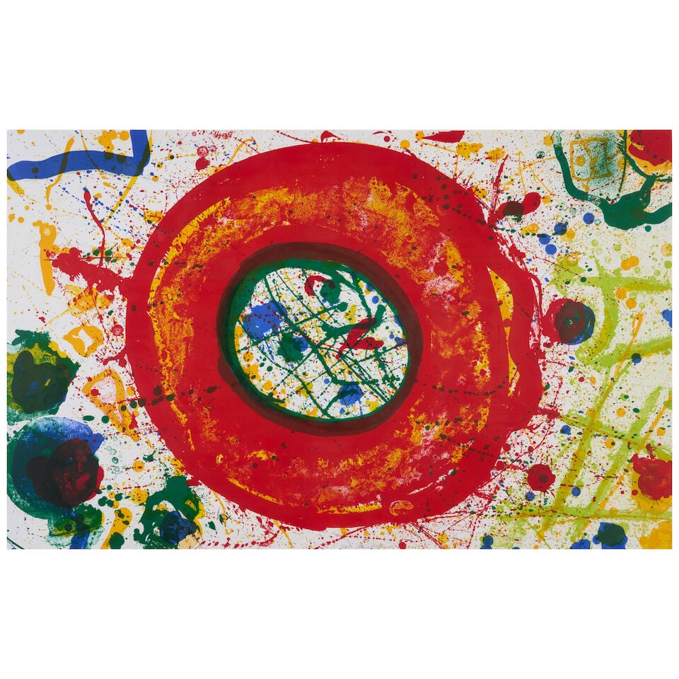 Sam Francis (1923-1994); Untitled; (1 of 2)