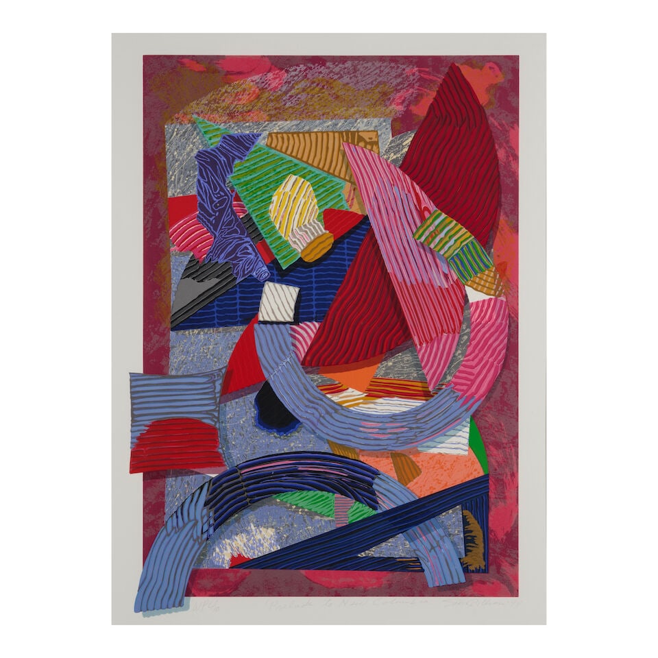 Sam Gilliam (1933-2022); Prelude to New Colombia; (1 of 2)